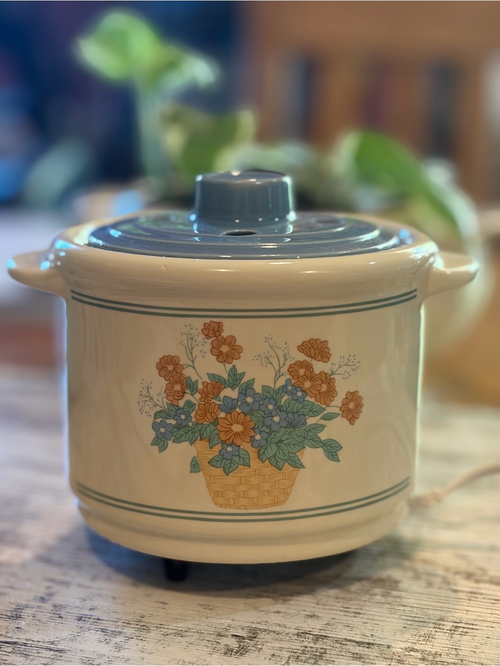 Vintage Cottagecore Electric Potpourri Crockpot (120v)